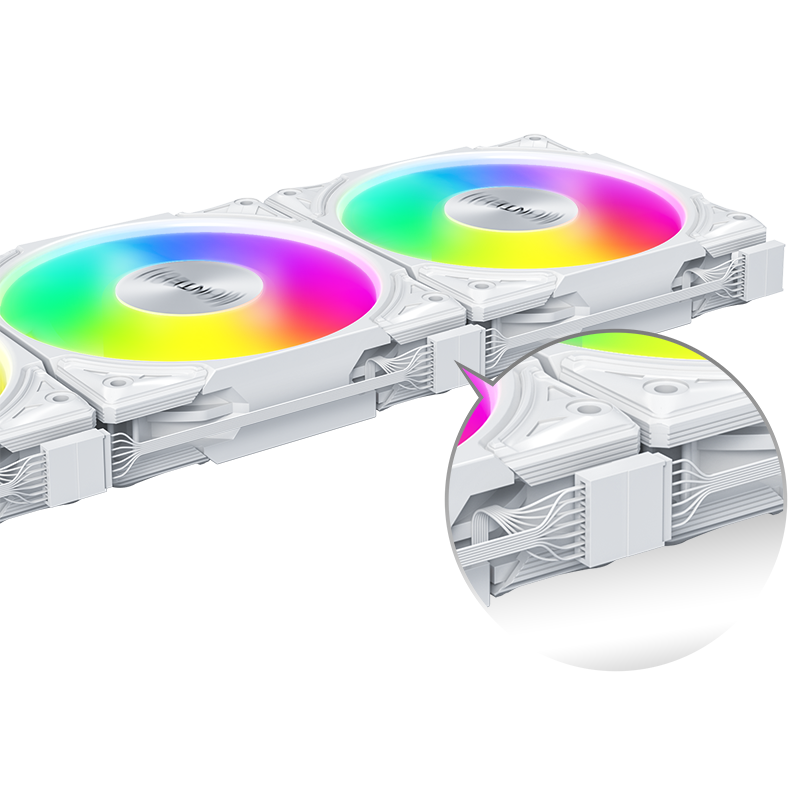 Bộ tản nhiệt nước AIO CPU Montech HyperFlow 360 White ARGB