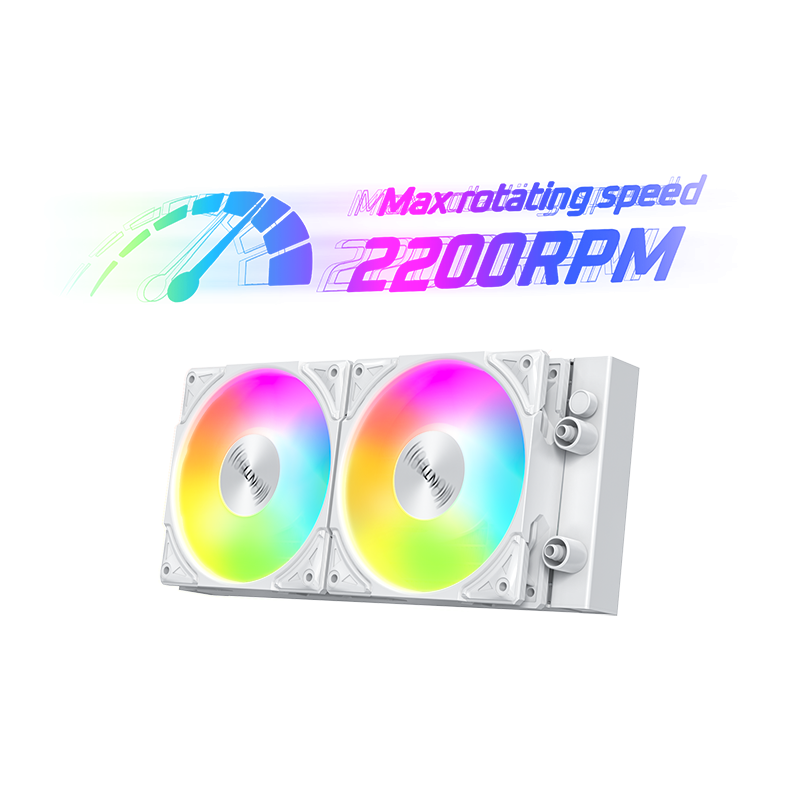 Bộ tản nhiệt nước AIO CPU Montech HyperFlow 360 White ARGB