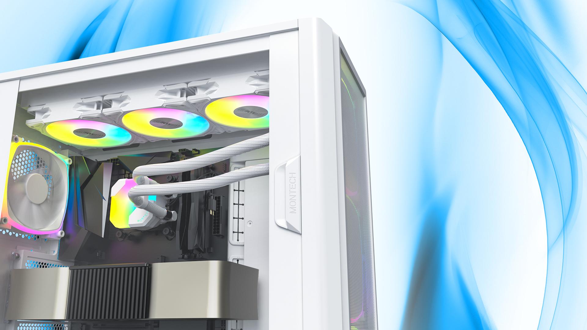 Bộ tản nhiệt nước AIO CPU Montech HyperFlow 360 White ARGB