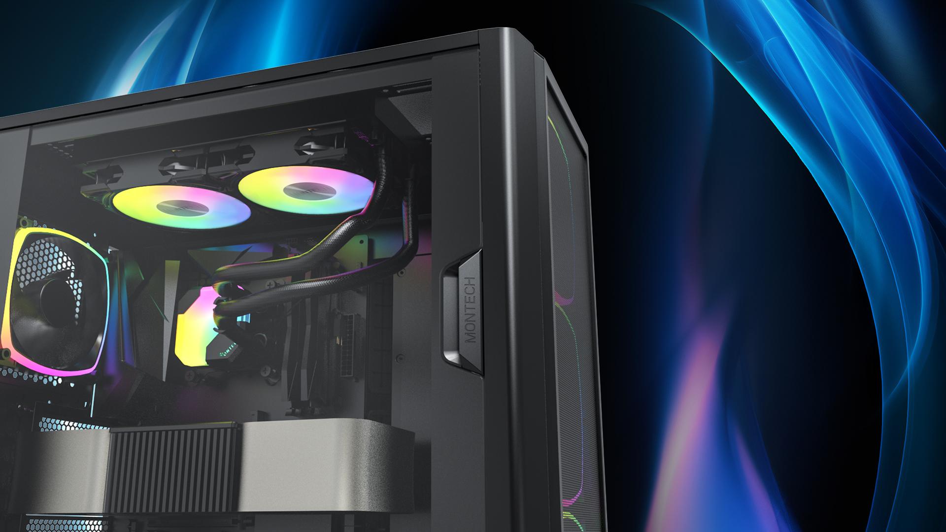Bộ tản nhiệt nước AIO CPU Montech HyperFlow 240 Black ARGB