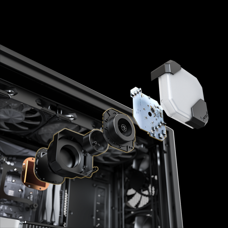 Bộ tản nhiệt nước AIO CPU Montech HyperFlow 360 Black ARGB
