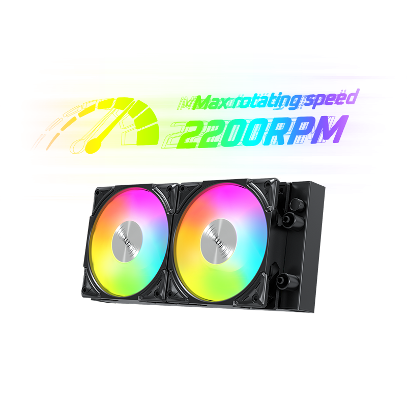 Bộ tản nhiệt nước AIO CPU Montech HyperFlow 360 Black ARGB