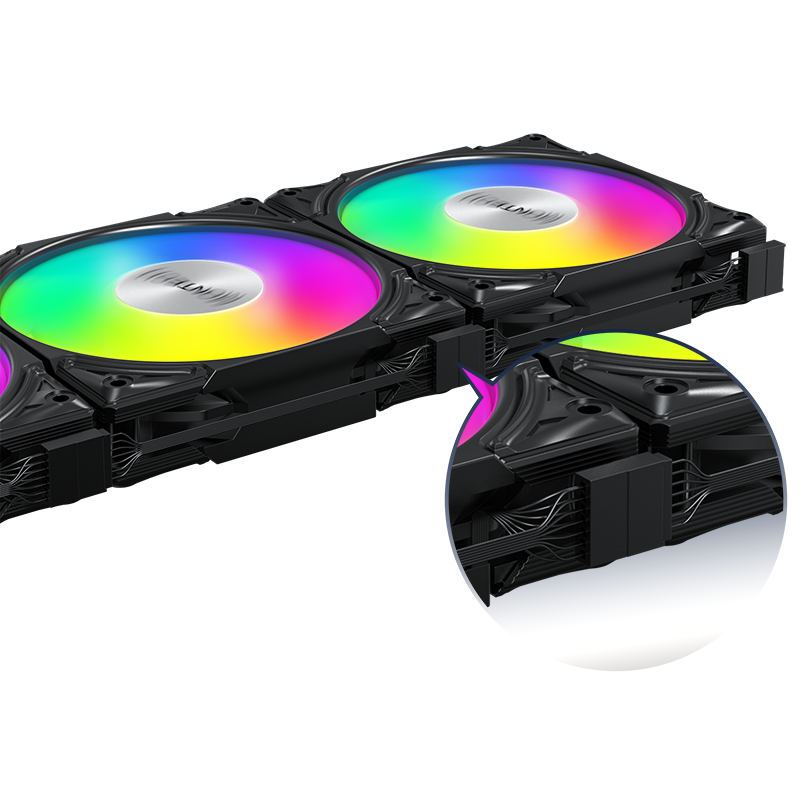 Bộ tản nhiệt nước AIO CPU Montech HyperFlow 360 Black ARGB