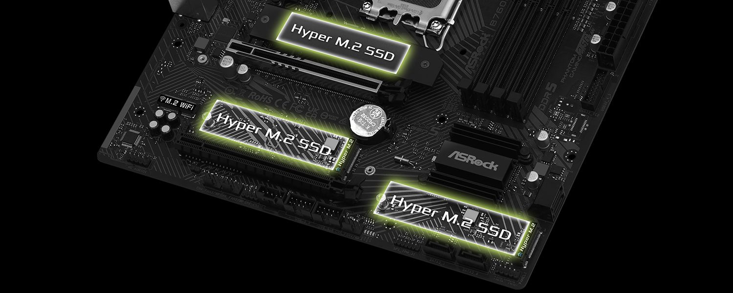 Bo mạch chủ ASrock B760M PG Lightning DDR5