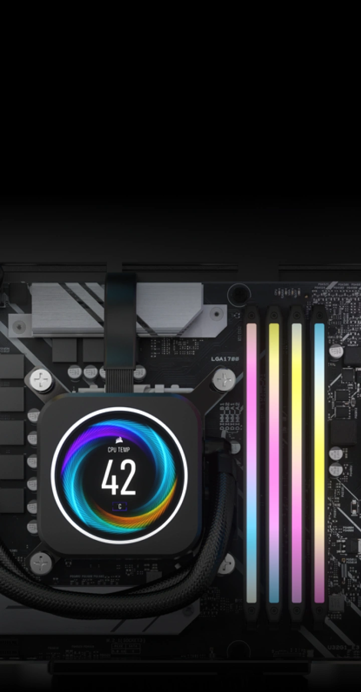 Ram PC Corsair Dominator Titanium RGB Black 64GB 6400MHz DDR5 (2x32GB)