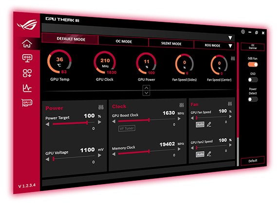 Card màn hình Asus ROG Strix Radeon RX 7600 OC Edition 8GB GDDR6 (ROG-STRIX-RX7600-O8G-GAMING)