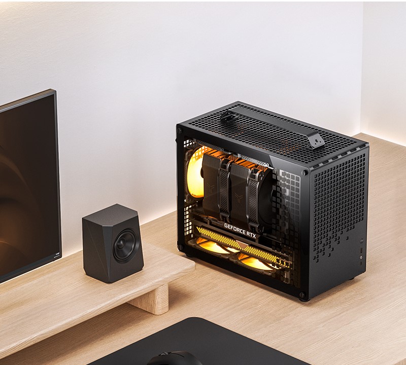 Vỏ Máy Tính Jonsbo Z20 Micro ATX Black ( Có Tay Cầm )