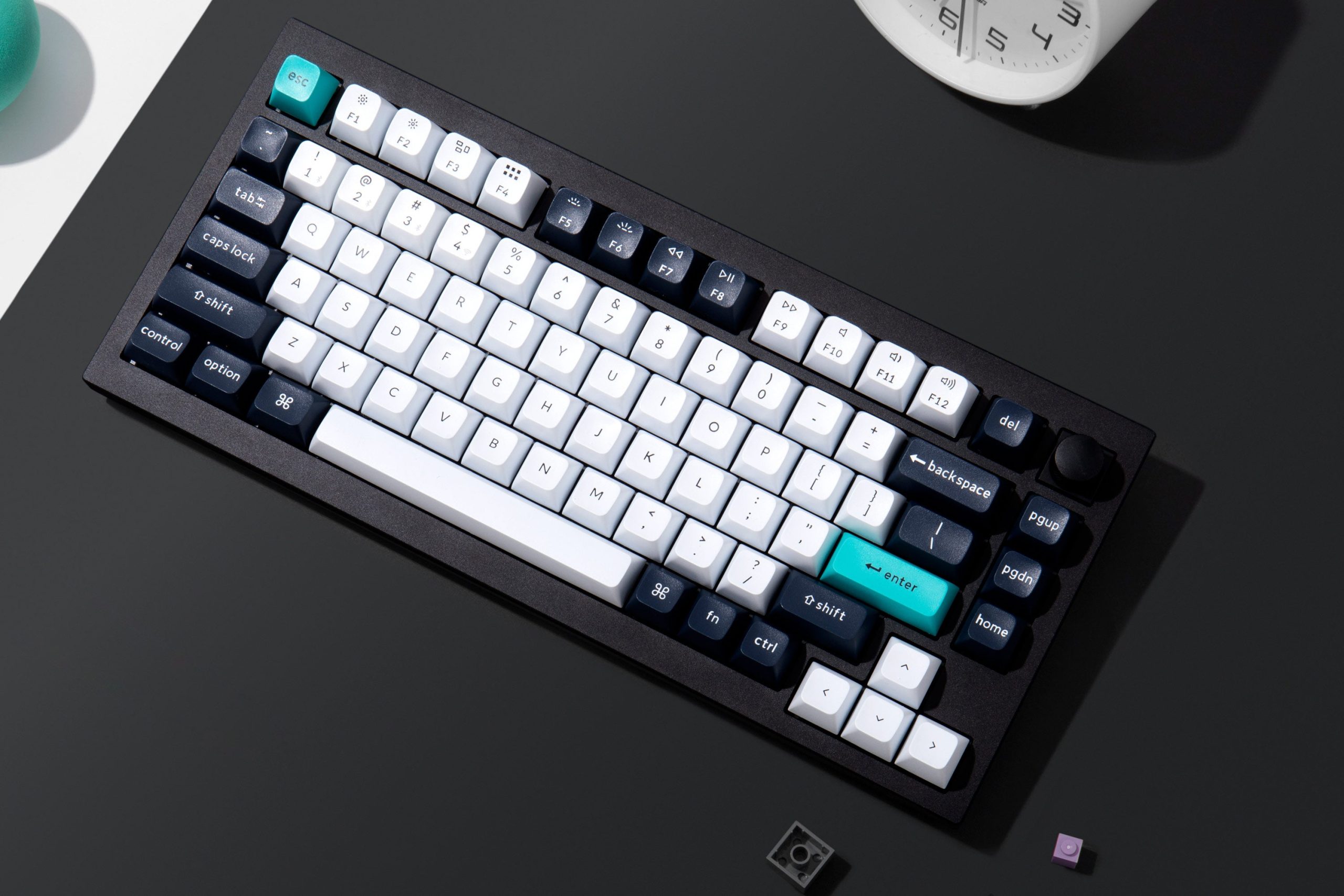 Bàn Phím Cơ Không Dây Keychron Q1 Max Carbon Black RGB Knob Hotswap (Gateron Sw)