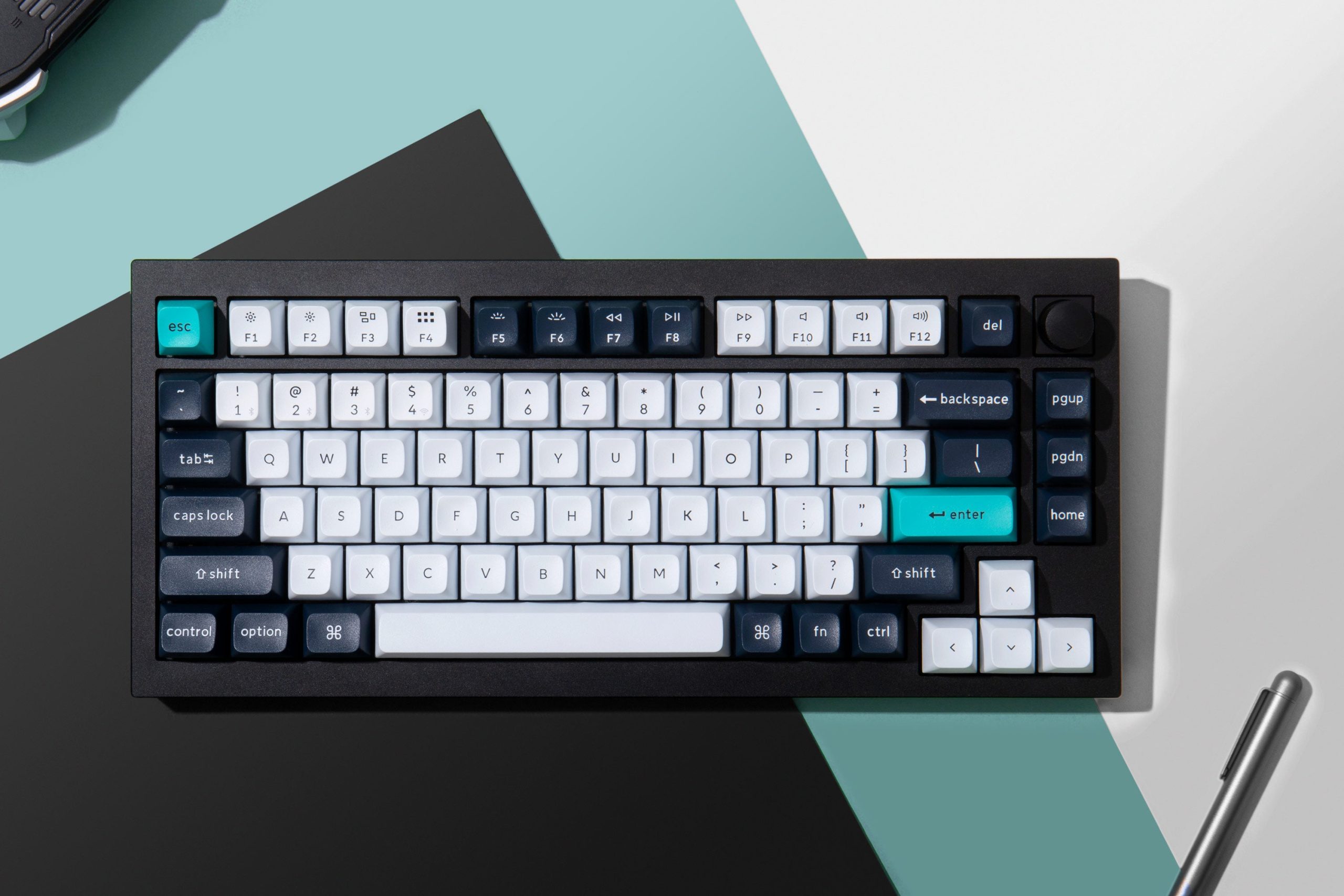 Bàn Phím Cơ Không Dây Keychron Q1 Max Carbon Black RGB Knob Hotswap (Gateron Sw)