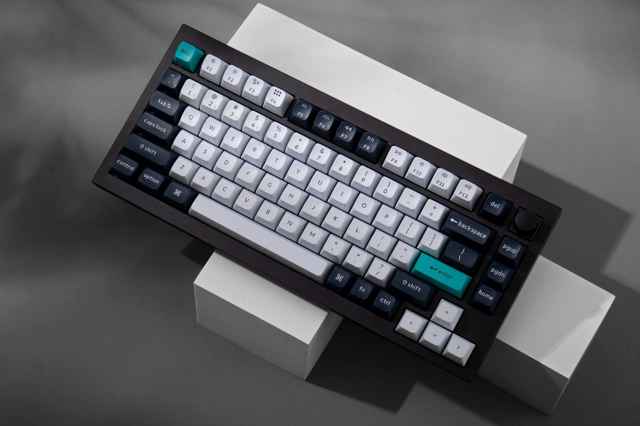 Bàn Phím Cơ Không Dây Keychron Q1 Max Carbon Black RGB Knob Hotswap (Gateron Sw)