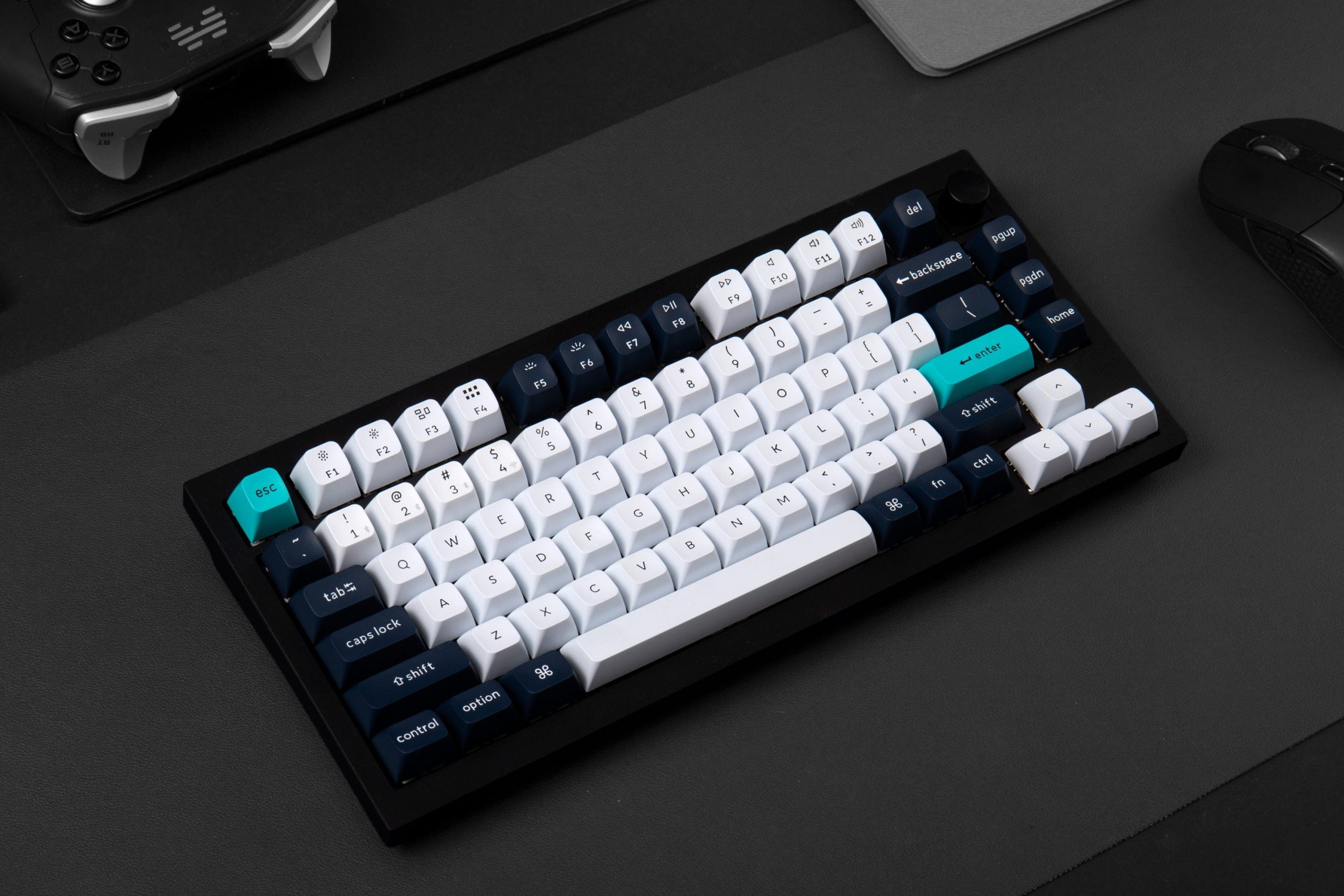 Bàn Phím Cơ Không Dây Keychron Q1 Max Carbon Black RGB Knob Hotswap (Gateron Sw)