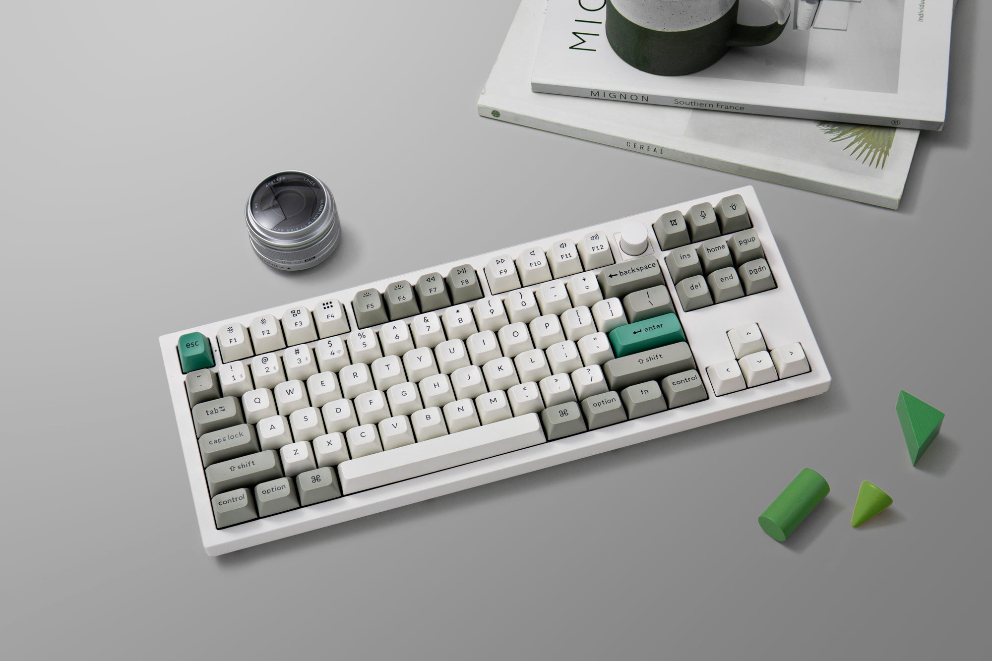 Bàn Phím Cơ Không Dây Keychron Q3 Max Shell White RGB Knob Hotswap (Gateron Sw)