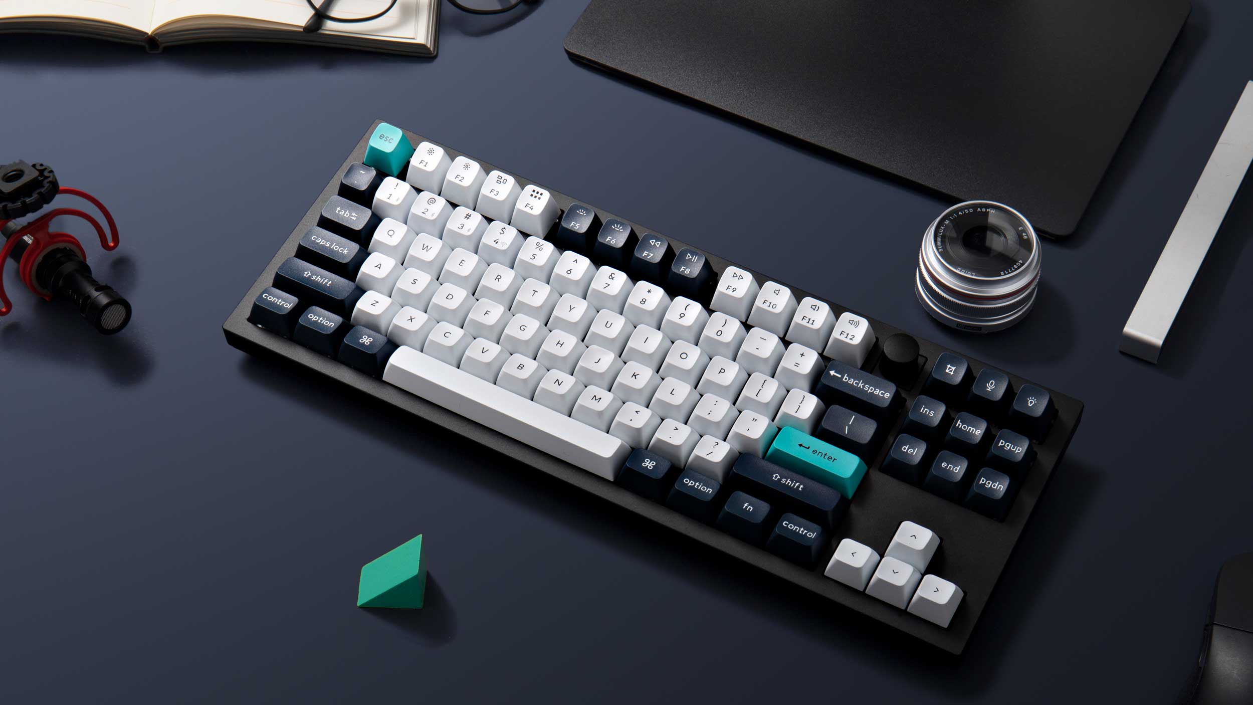 Bàn Phím Cơ Không Dây Keychron Q3 Max Carbon Black RGB Knob Hotswap (Gateron Sw)