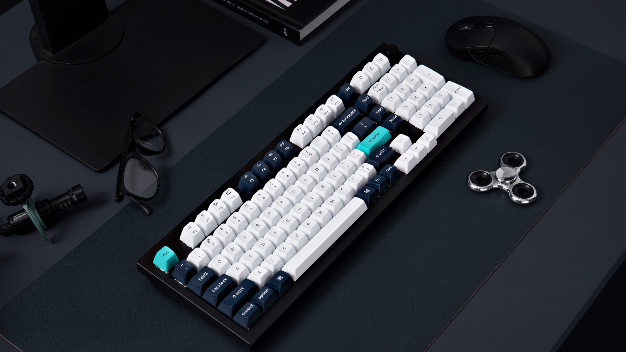 Bàn Phím Cơ Không Dây Keychron Q5 Max Carbon Black RGB Knob Hotswap (Gateron Sw)