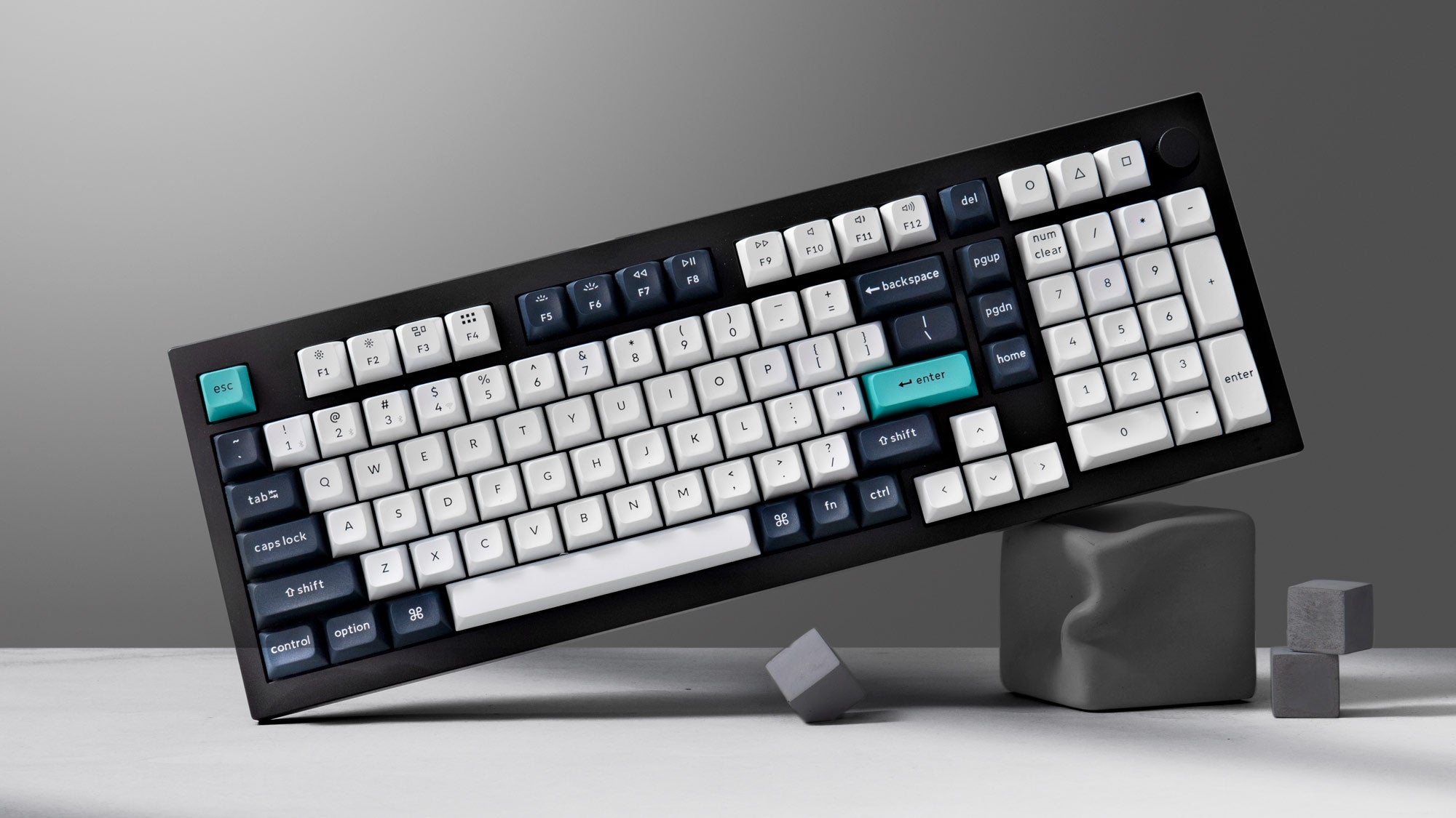 Bàn Phím Cơ Không Dây Keychron Q5 Max Carbon Black RGB Knob Hotswap (Gateron Sw)