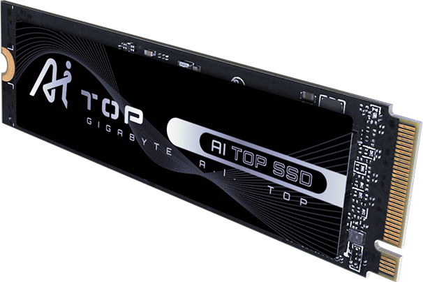 Ổ cứng SSD GIGABYTE AI TOP 100E 1TB NVMe PCIe Gen 4.0 x4 3D NAND M.2 2280 (AI100E1TB)