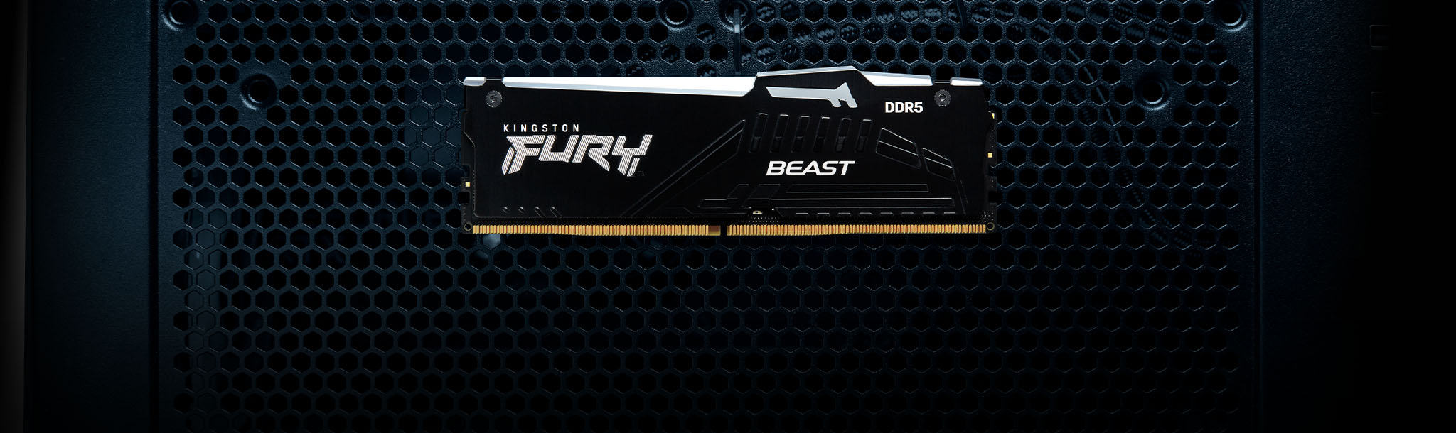 Ram PC Kingston Fury Beast RGB White 32GB 5600MHz (2x16GB)
