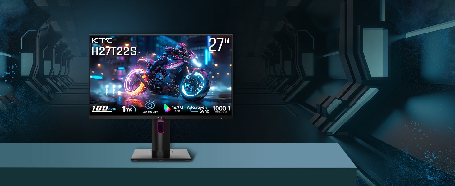 Màn Hình Gaming KTC H27T22S 27 Inch QHD Fast IPS 180Hz 1ms