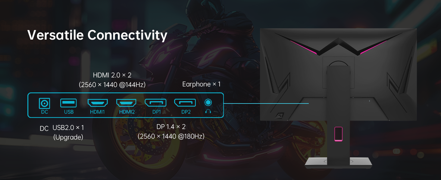 Màn Hình Gaming KTC H27T22S 27 Inch QHD Fast IPS 180Hz 1ms