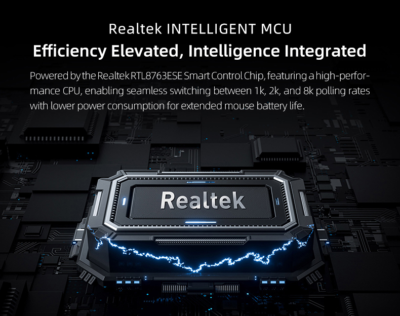 Chuột Gaming Không Dây Machenike L8 Pro Wireless Black