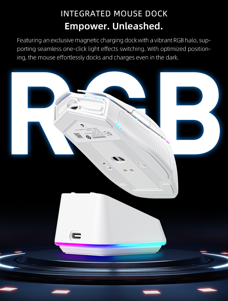 Chuột Gaming Không Dây Machenike L8 Pro Wireless Black