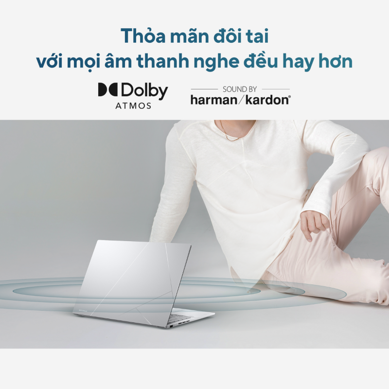 Laptop Asus Zenbook 14 OLED UX3405MA-PP588W (Ultra 5-125H | 16GB | 512GB SSD | Win 11 Home)