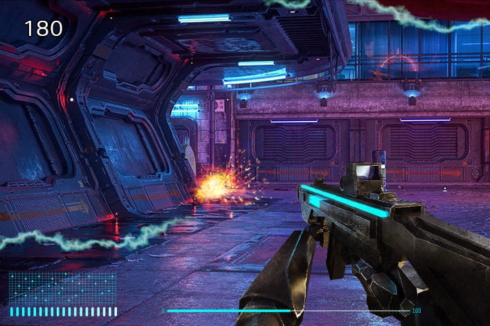 Màn Hình Gaming LG UltraGear 24GS65F-B 24inch Full HD IPS 180Hz 1ms HDR10