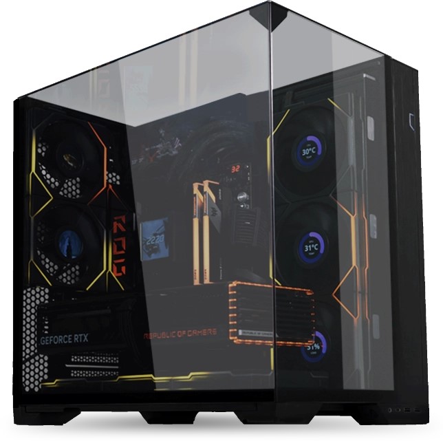 Vỏ Máy Tính Lian Li O11 VISION Compact BLACK