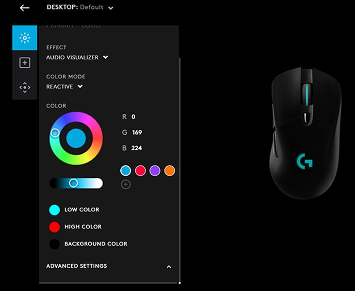 Logitech G102 hỗ trợ Ghub