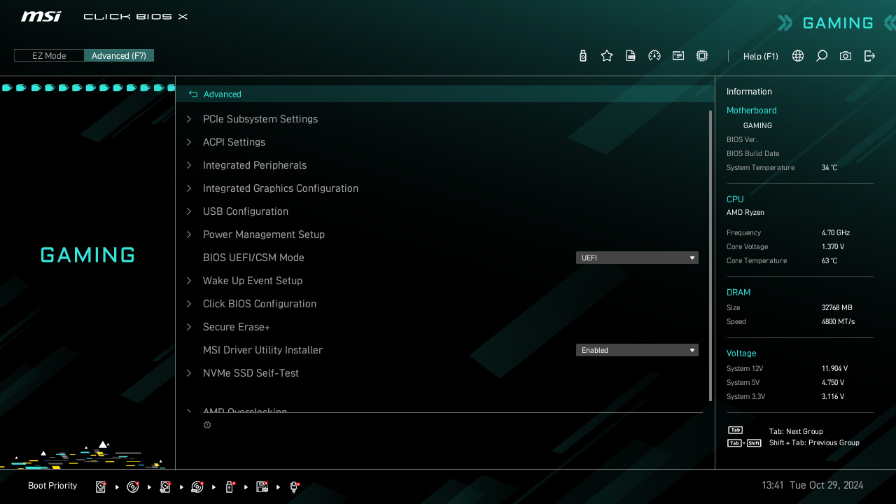 Bo Mạch Chủ Mainboard MSI B850 GAMING PLUS WIFI