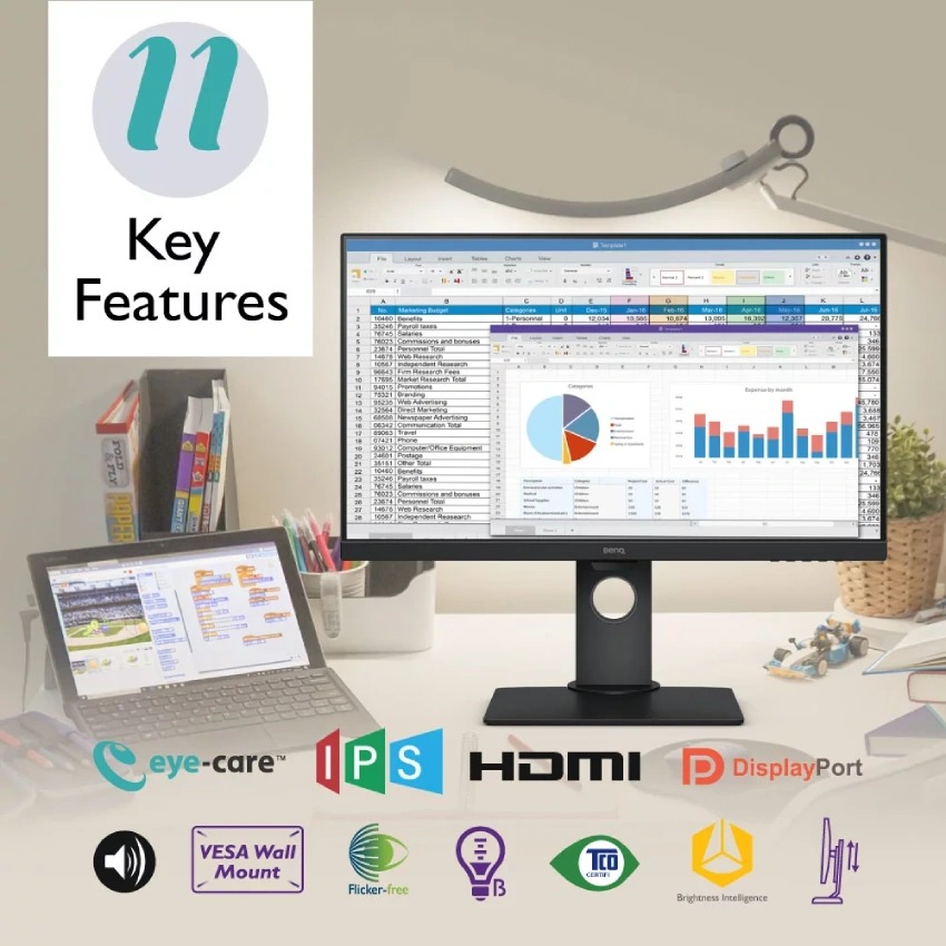 Màn Hình BenQ GW2480T 24 inch FHD IPS 60Hz