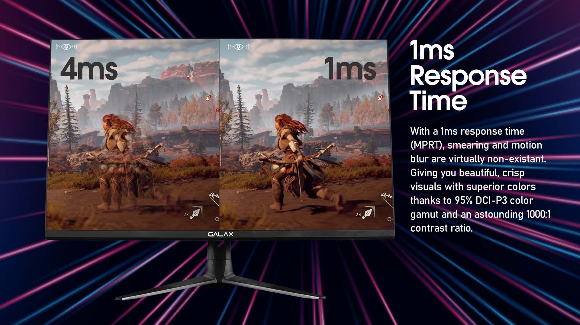 Màn Hình Gaming Galax Vivance-01 27 Inch 2K IPS 165Hz