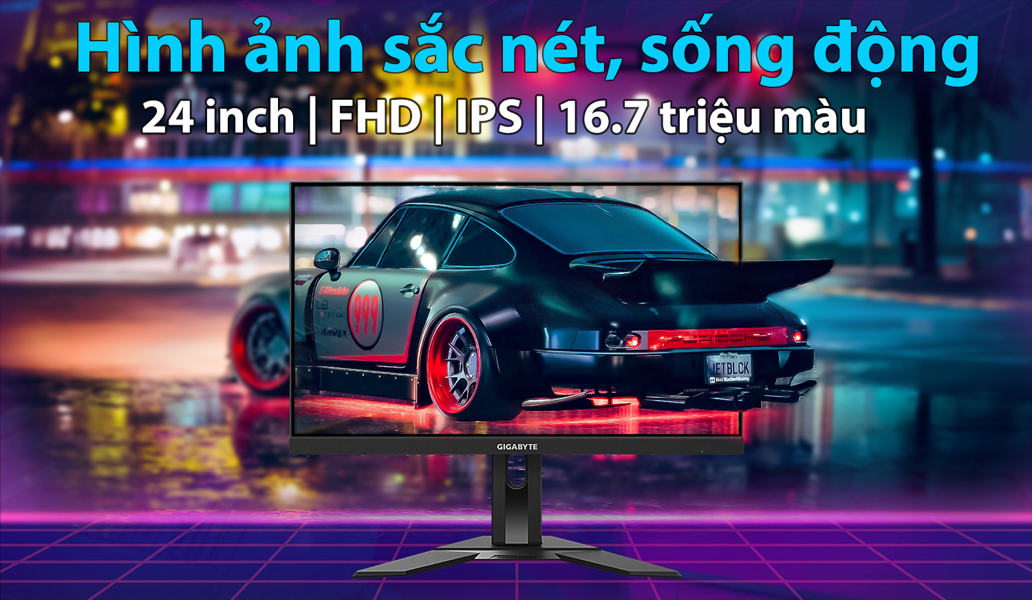 Màn Hình Gaming Gigabyte G24F 2 23.8 inch FHD IPS 165Hz OC 180Hz