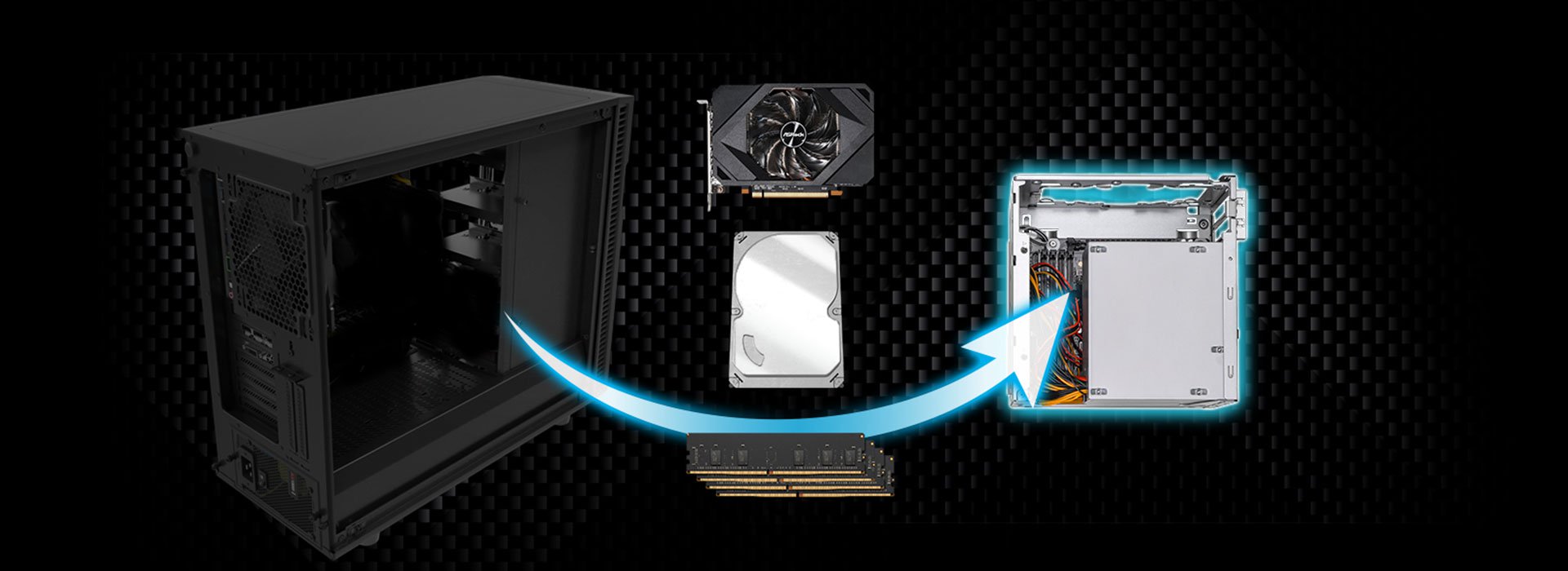 PC Gaming Mini Asrock Deskmeet X600 Ryzen 5 8500G | 8GB | 500GB SSD