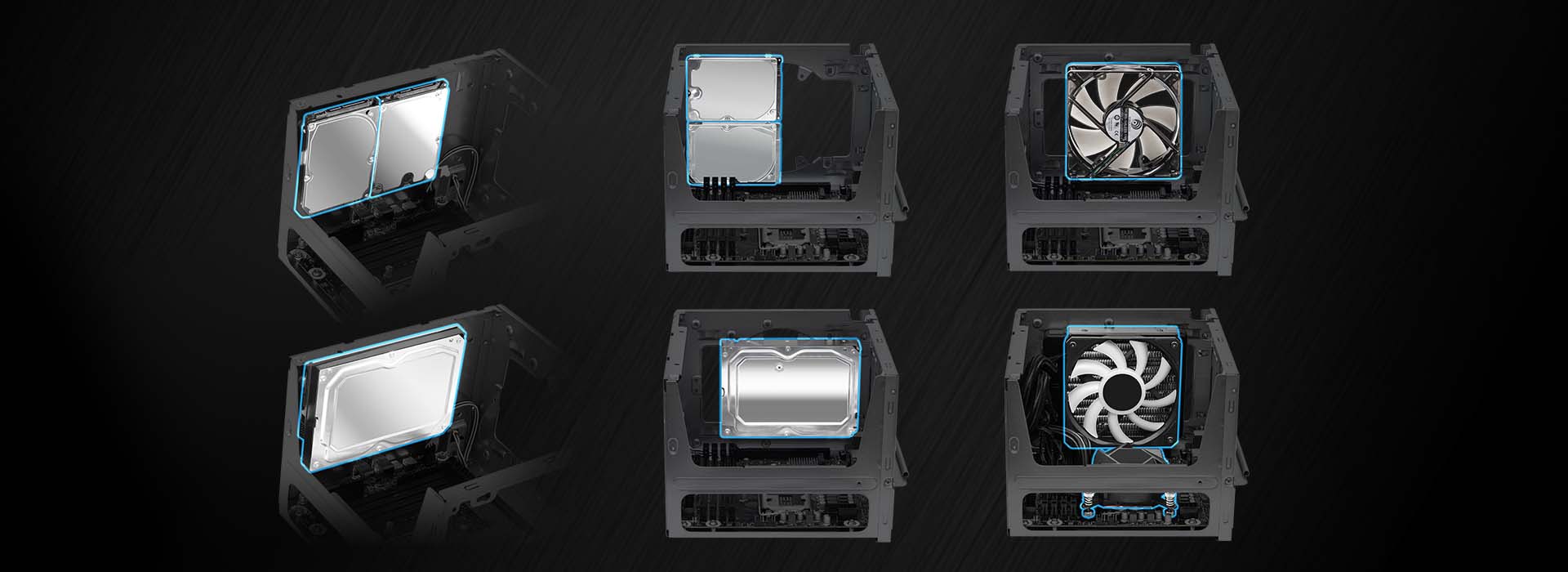 PC Gaming Mini Barebone Asrock Deskmeet X600