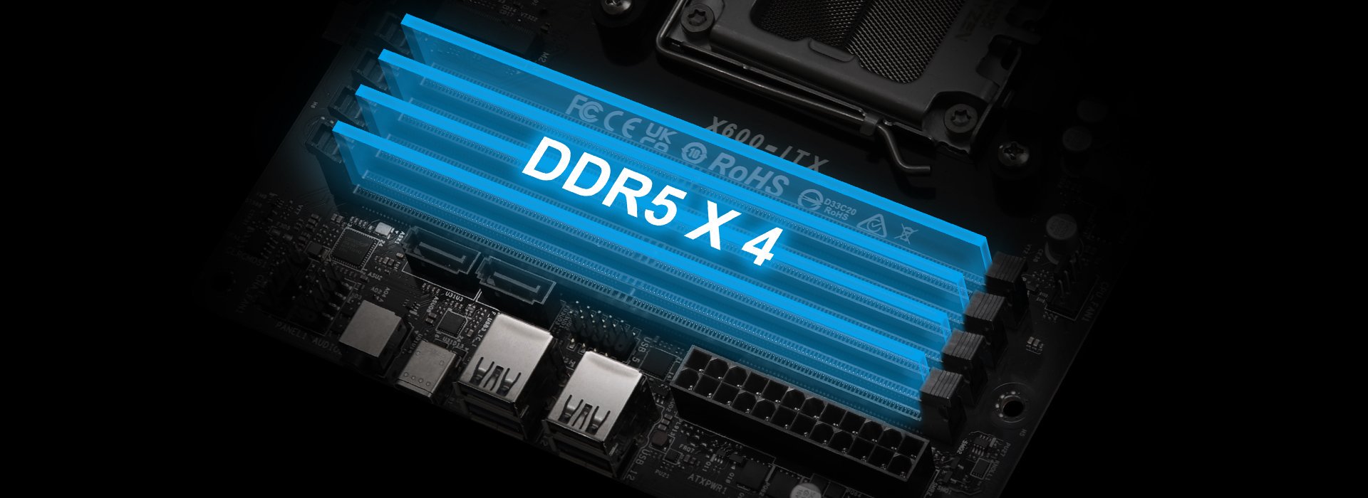 PC Gaming Mini Barebone Asrock Deskmeet X600