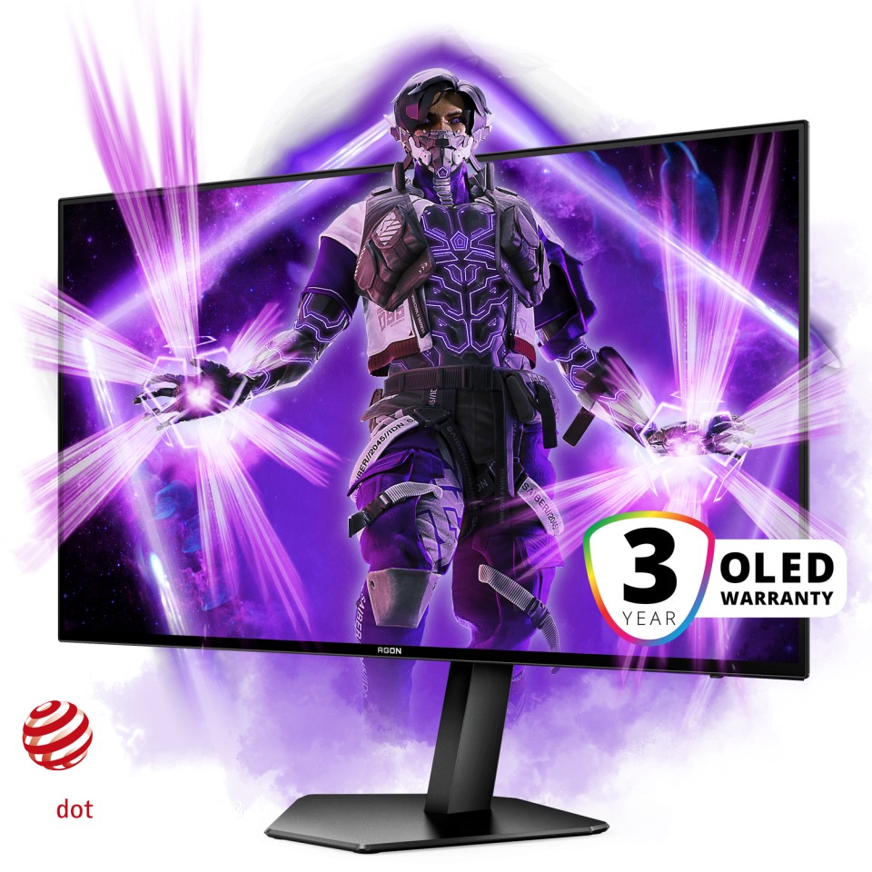 Màn Hình AOC AGON Pro AG276QZD2 26.5 inch/QHD/QD-OLED/240Hz/0.03ms
