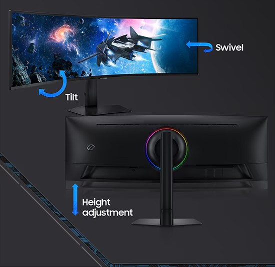 Màn Hình Gaming Samsung Odyssey G9 G95C LS49CG954EEXXV 49 inch DQHD 240Hz
