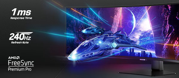 Màn Hình Gaming Samsung Odyssey G9 G95C LS49CG954EEXXV 49 inch DQHD 240Hz