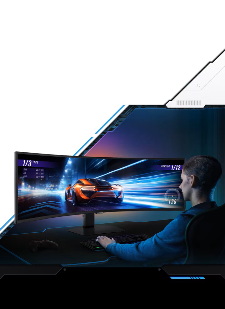 Màn Hình Gaming Samsung Odyssey G9 G95C LS49CG954EEXXV 49 inch DQHD 240Hz