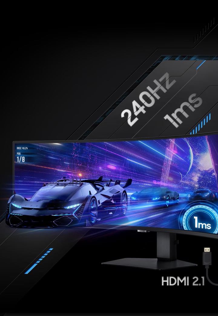 Màn Hình Gaming Samsung Odyssey G9 G95C LS49CG954EEXXV 49 inch DQHD 240Hz