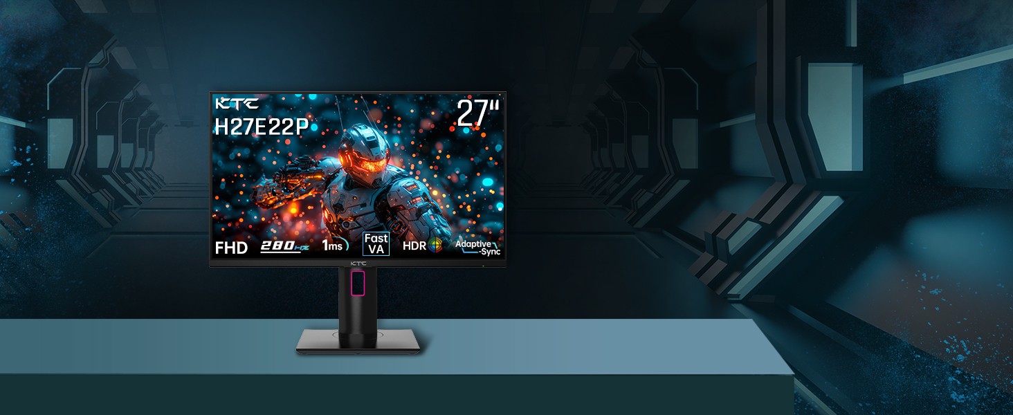 Màn Hình Gaming KTC H27E22P 27 Inch FHD Fast HVA 280Hz 1ms