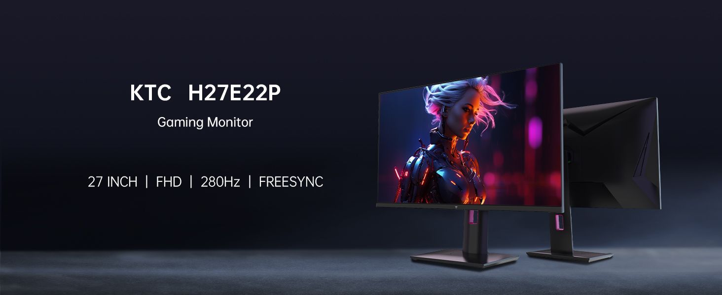 Màn Hình Gaming KTC H27E22P 27 Inch FHD Fast HVA 280Hz 1ms