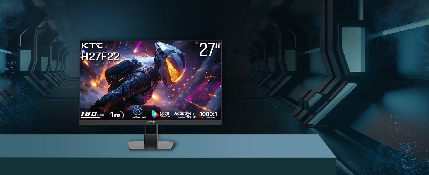 Màn Hình Gaming KTC H27F22 27 Inch FHD Fast IPS 180Hz 1ms