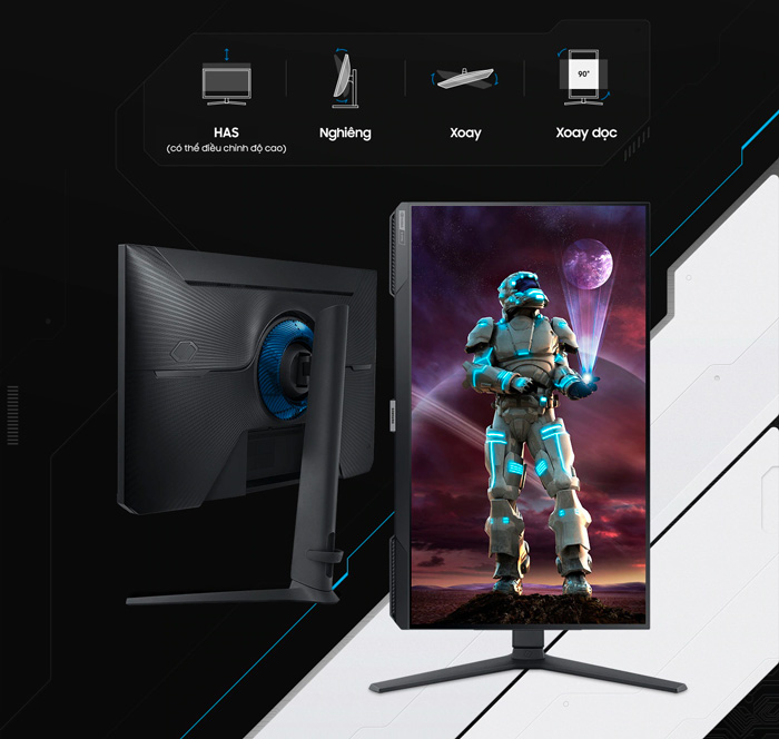 Màn Hình Gaming Samsung Odyssey G4 LS27BG400EEXXV 27 inch FHD IPS 240Hz