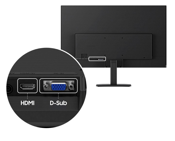 Màn Hình Samsung LS24D300GAEXXV 24 inch FHD IPS 100Hz