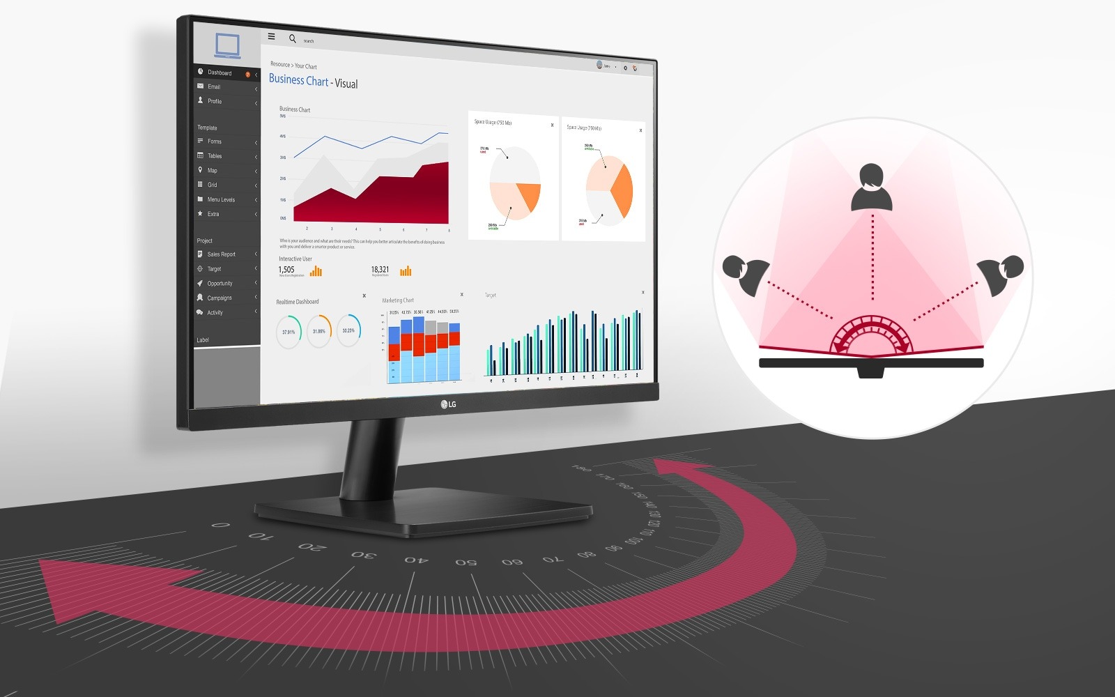 Màn Hình LG 24MP500-B.ATV 23.5 inch FHD IPS 75Hz