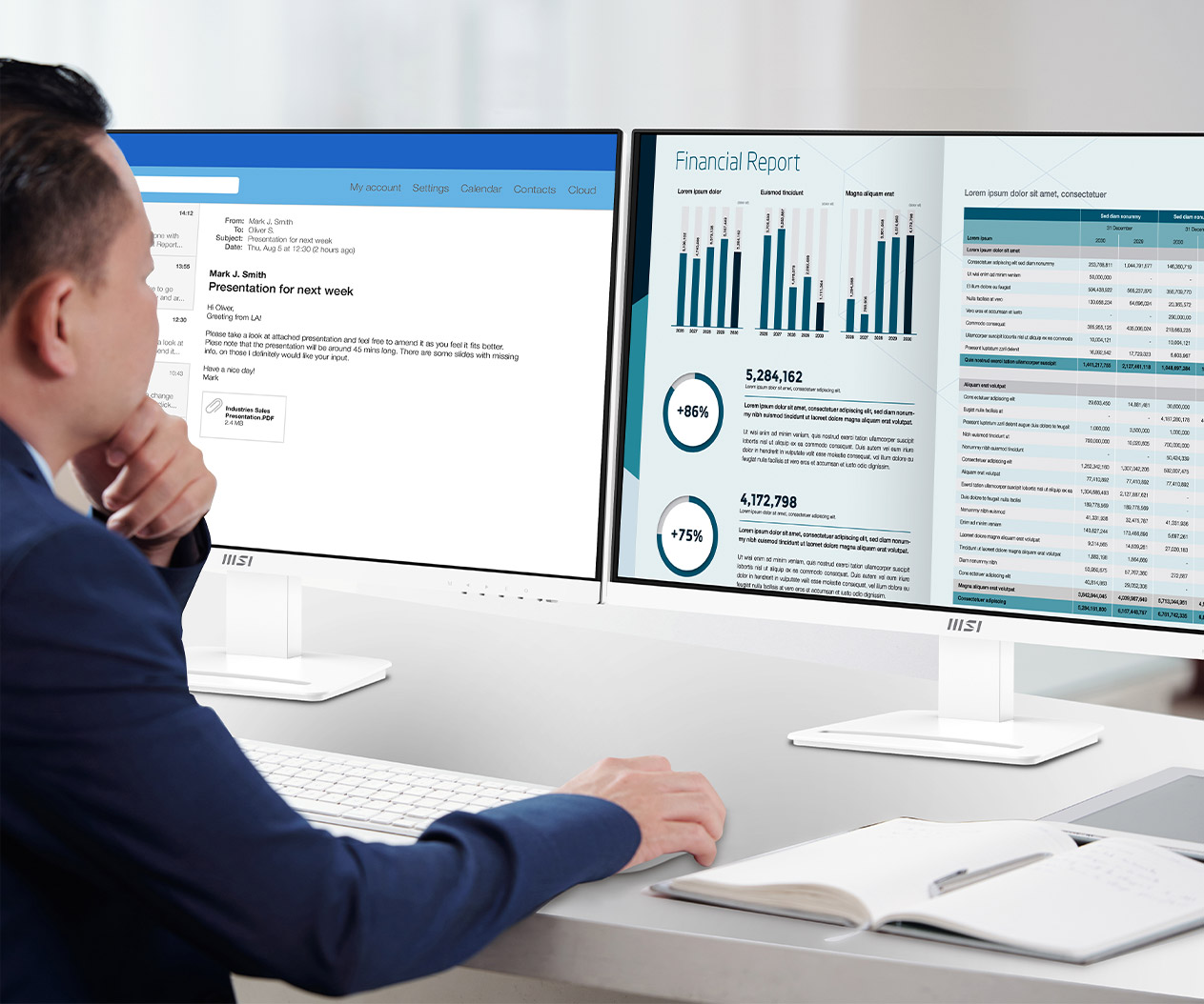 Màn Hình MSI PRO MP273AW 27 inch FHD IPS 100Hz