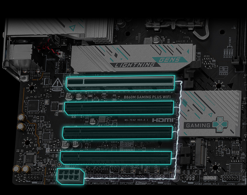 Bo mạch chủ MSI B860M GAMING PLUS WIFI