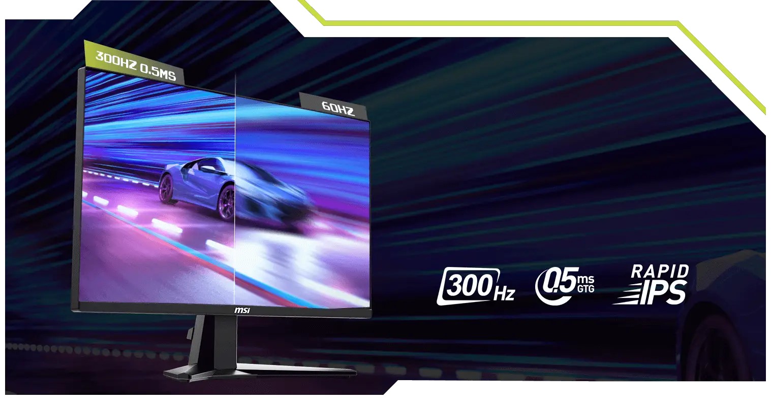 Màn Hình Gaming MSI MAG 255XF 25 inch FHD IPS 300Hz 0.5ms